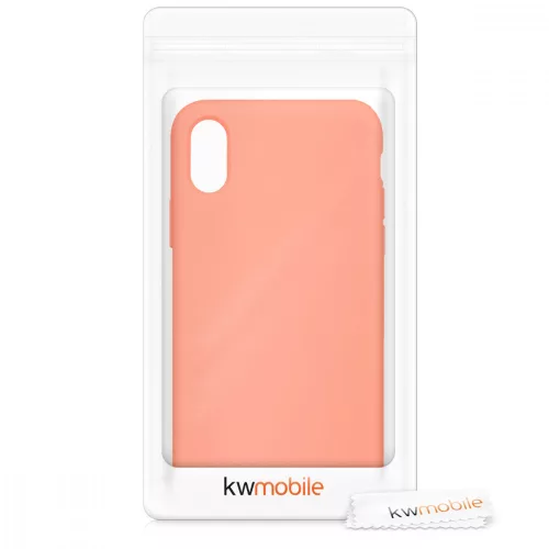 Husa Apple iPhone X / iPhone XS, Silicon, Rose Gold, 42495.76