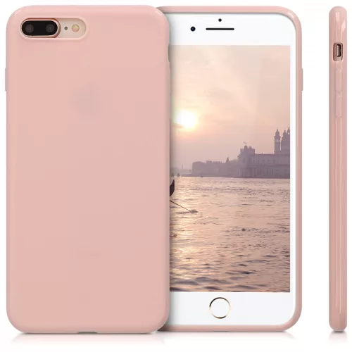 Husa Apple iPhone 8 Plus / iPhone 7 Plus, Silicon, Rose Gold, 39499.89
