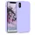 Husa Apple iPhone X / iPhone XS, Silicon, Mov, 46313.108