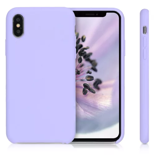 Husa Apple iPhone X / iPhone XS, Silicon, Mov, 46313.108