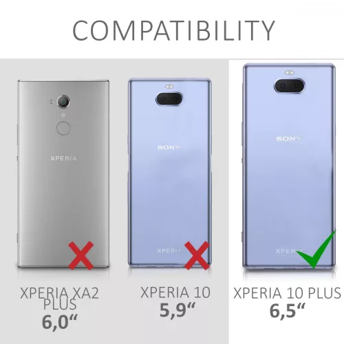 Husa Sony Xperia 10 Plus, Lemn, Maro, 46618.18
