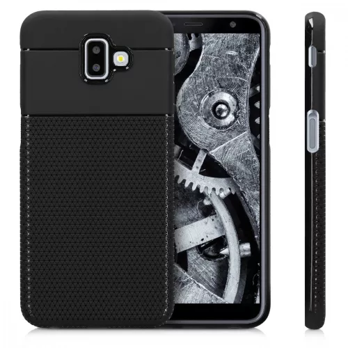 Husa Samsung Galaxy J6 Plus, Silicon, Negru, 46596.01