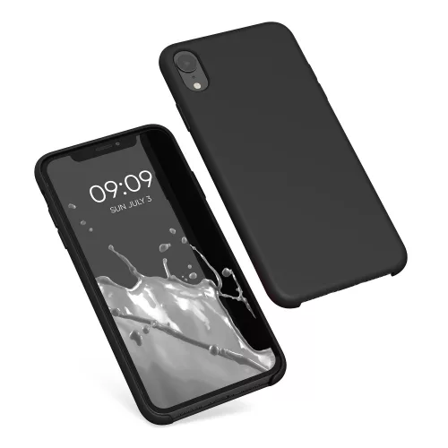 Husa Apple iPhone XR, Silicon, Negru, 45910.01