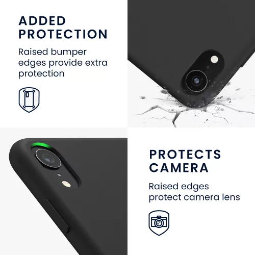 Husa Apple iPhone XR, Silicon, Negru, 45910.01