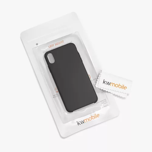 Husa Apple iPhone XR, Silicon, Negru, 45910.01