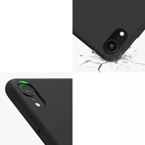 Husa Apple iPhone XR, Silicon, Negru, 45910.01