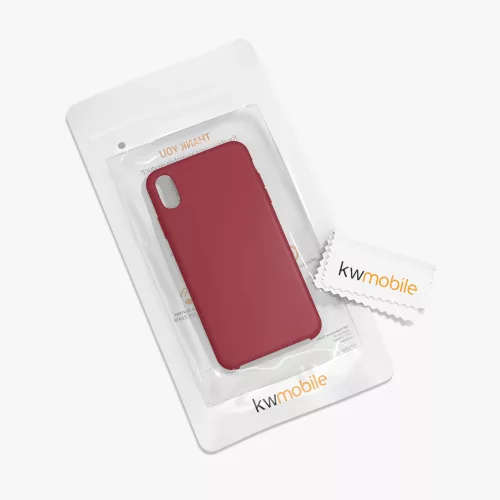 Husa Apple iPhone XR, Silicon, Rosu, 45910.20