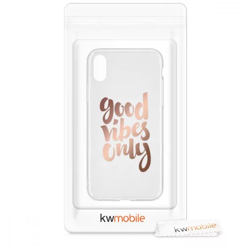 Husa Apple iPhone X / iPhone XS, Silicon, Roz, 42505.18