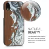 Husa Apple iPhone XR, Lemn, Maro, 46660.02