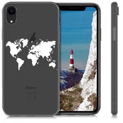 Husa Apple iPhone XR, Silicon, Alb/Transparent 45915.07