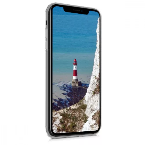 Husa Apple iPhone XR, Silicon, Alb/Transparent 45915.07