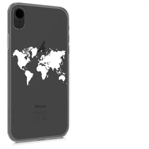 Husa Apple iPhone XR, Silicon, Alb/Transparent 45915.07
