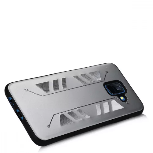 Husa Samsung Galaxy A6 (2018), Aluminiu, Argintiu, 47129.35