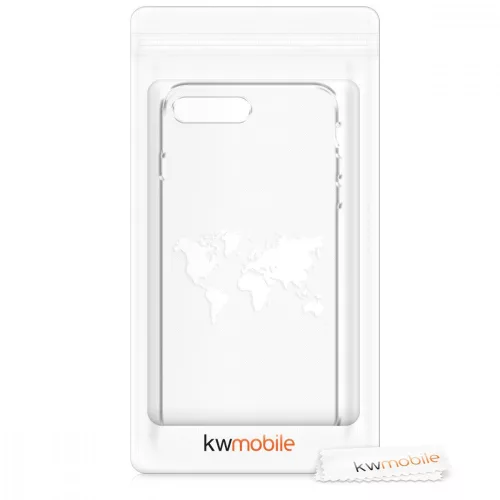 Husa Apple iPhone 8 Plus / iPhone 7 Plus, Silicon, Alb, 45352.02