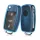 Husa Cheie Auto pentru VW / Skoda / Seat - 2-3 Butoane, Silicon, Albastru, 47188.04