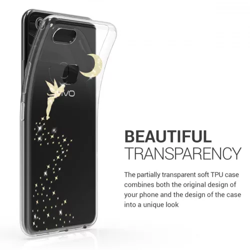Husa Vivo Y81, Silicon, Gold, 47262.01