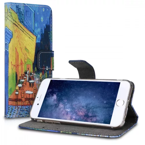 Husa Apple iPhone 6 / iPhone 6s, Piele ecologica, Multicolor, 24582.15