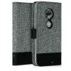 Husa Motorola Moto G7 / Moto G7 Plus, Textil, Gri, 47487.01