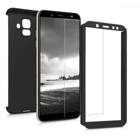 Husa Samsung Galaxy A6 (2018), Policarbonat, Negru, 46337.68