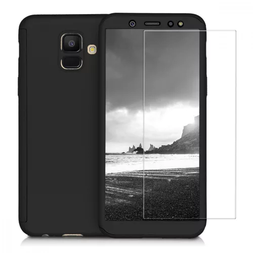 Husa Samsung Galaxy A6 (2018), Policarbonat, Negru, 46337.68