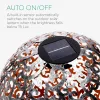 Lampa solara de exterior Navaris, Iluminare LED, 30 cm, Pornire/oprire automata, 47537.01