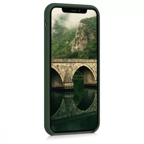 Husa Apple iPhone X / iPhone XS, Silicon, Verde, 42495.80