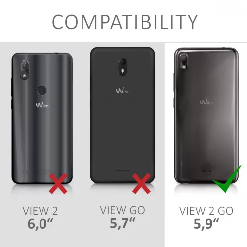 Husa Wiko View 2 Go, Silicon, Transparent, 47112.02