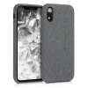 Husa Apple iPhone XR, Textil, Gri, 46974.02