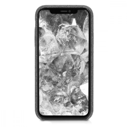 Husa Apple iPhone XR, Textil, Gri, 46974.02