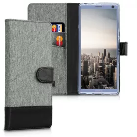Husa Sony Xperia 10 Plus, Textil, Gri, 48001.01