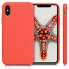 Husa Apple iPhone X / iPhone XS, Silicon, Portocaliu, 46313.69