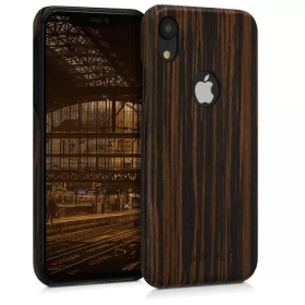 Husa Apple iPhone XR, Lemn, Maro, 45958.16