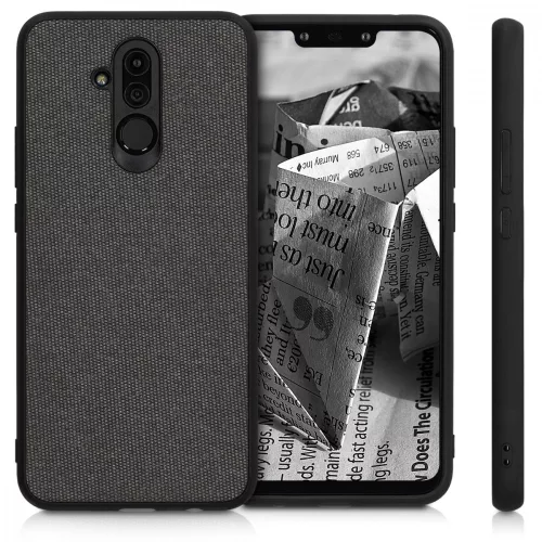 Husa Huawei Mate 20 Lite, Textil, Negru, 48006.02