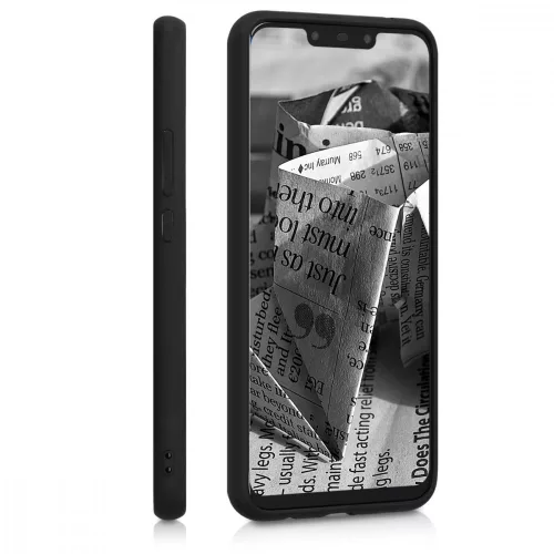 Husa Huawei Mate 20 Lite, Textil, Negru, 48006.02