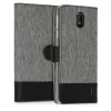 Husa Nokia 1 Plus, Textil, Gri, 48021.01