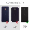 Husa Nokia 1 Plus, Textil, Gri, 48021.01