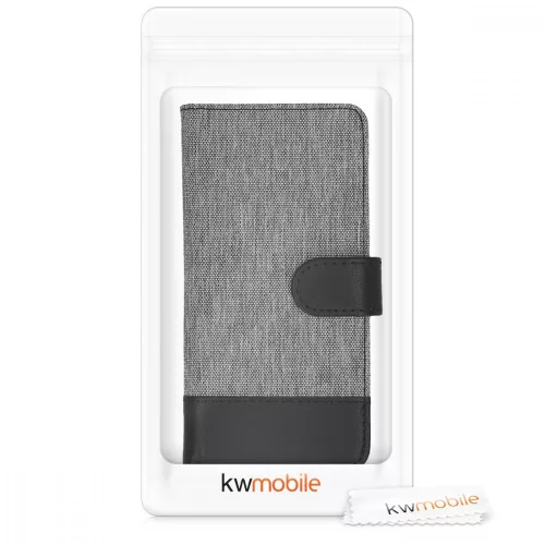 Husa Nokia 1 Plus, Textil, Gri, 48021.01