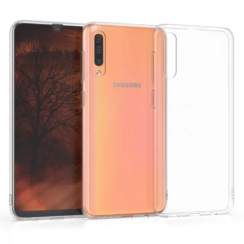Husa Samsung Galaxy A50, Silicon, Transparent, 48053.03