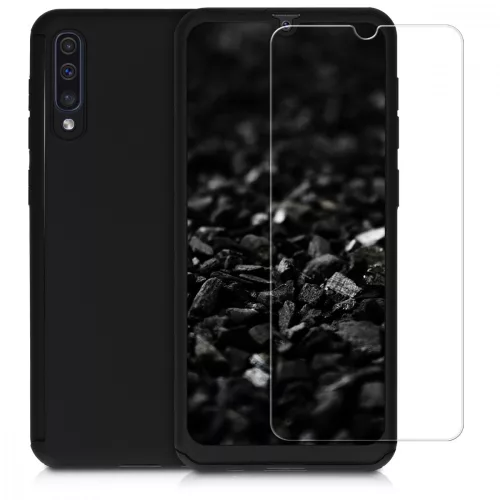 Husa Samsung Galaxy A50, Policarbonat, Negru, 48065.68