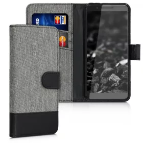 Husa Alcatel 3 (2019) / 3L (2019), Textil, Gri, 48095.22