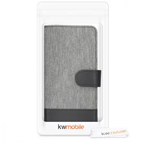 Husa Alcatel 3 (2019) / 3L (2019), Textil, Gri, 48095.22