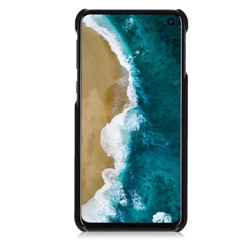 Husa Samsung Galaxy S10e, Lemn, Maro, 47941.02