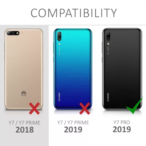 Husa Huawei Y7 Pro (2019), Textil, Gri, 48369.01