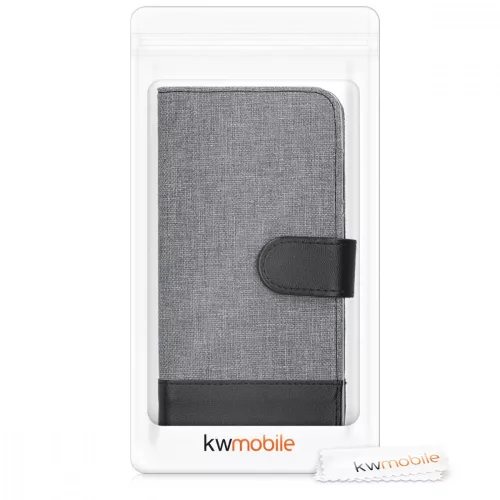 Husa Huawei Y7 Pro (2019), Textil, Gri, 48369.01