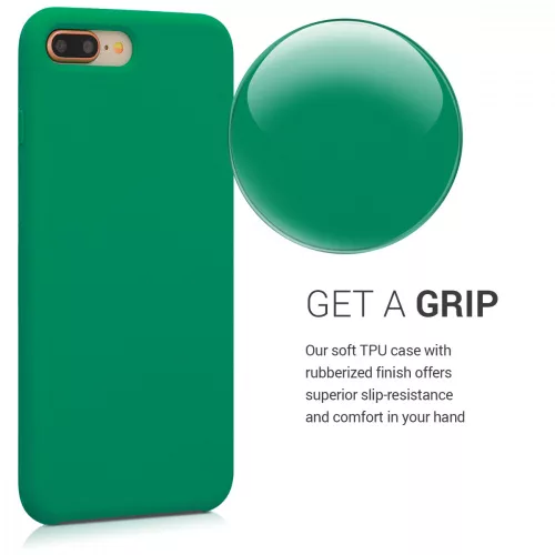 Husa Apple iPhone 8 Plus / iPhone 7 Plus, Silicon, Verde, 40842.142