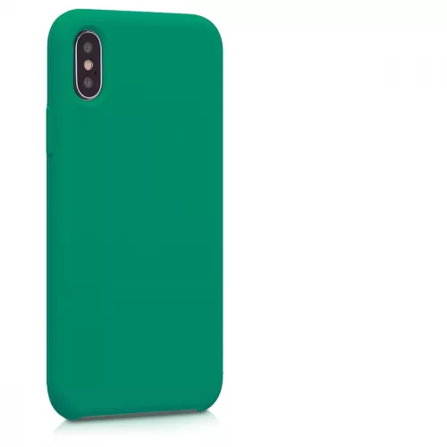 Husa Apple iPhone X / iPhone XS, Silicon, Verde, 42495.142