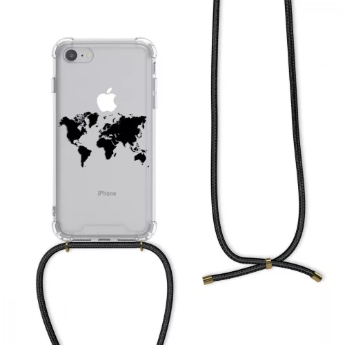 Husa Apple iPhone 8 / iPhone 7 / iPhone SE 2, Silicon, Negru, 48478.01