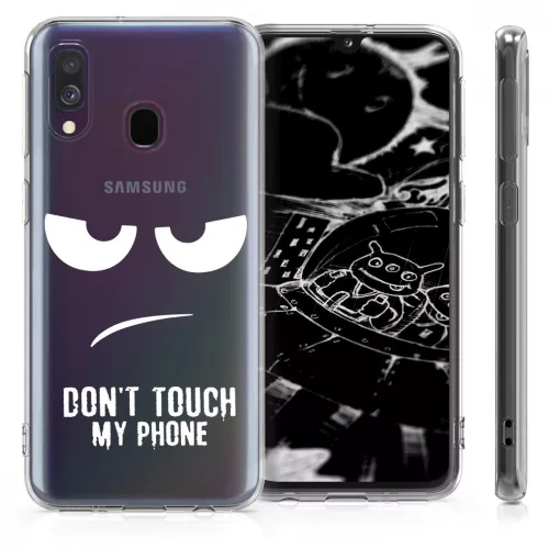 Husa Samsung Galaxy A40, Silicon, Transparent, 48542.02