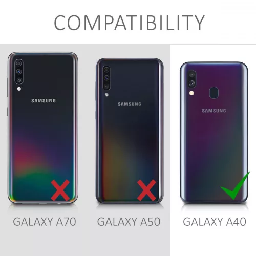 Husa Samsung Galaxy A40, Silicon, Transparent, 48542.02
