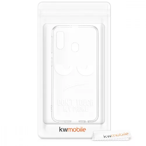 Husa Samsung Galaxy A40, Silicon, Transparent, 48542.02